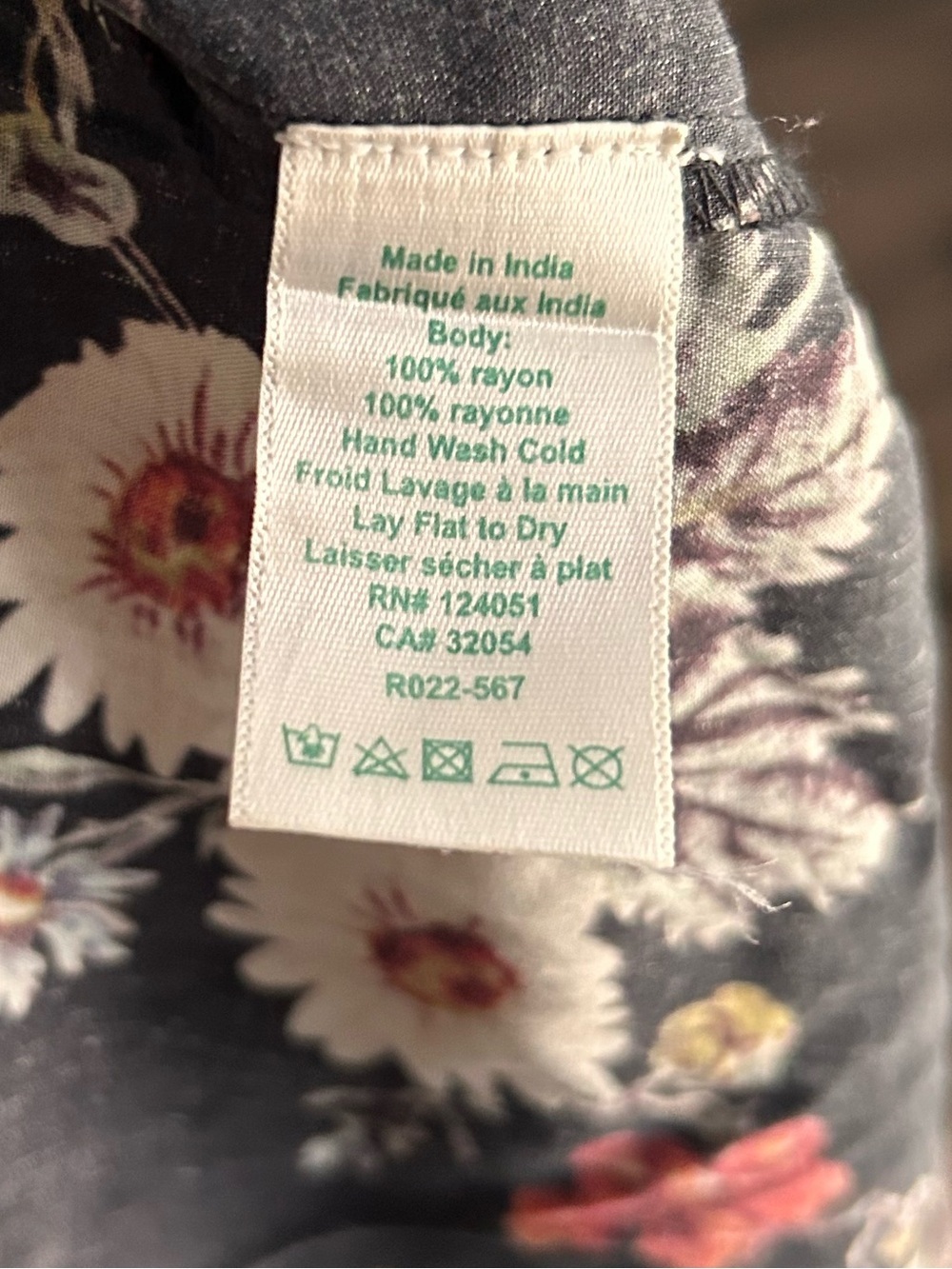 Anthropologie The Odells Daisy Floral Midi Dress Sz S - Picture 8 of 8